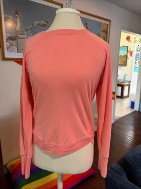 Athleta Coral Crewneck Long-Sleeve Top